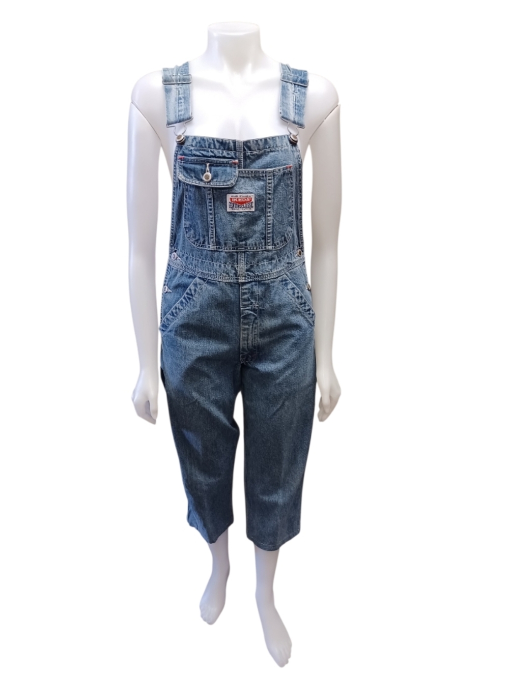 Ikeda EUC Denim Cargo Style Overalls Size Extra Small Canadian Made. - Picture 3 of 8